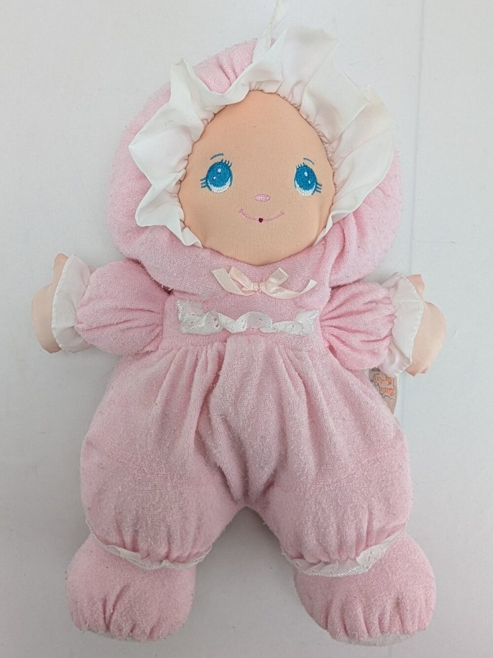 Vintage Little Darlings Plush Baby Doll 1994 Terry Cloth Body Security Toy Loved